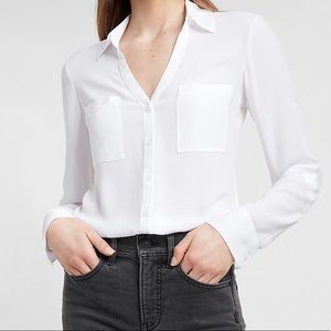 Express Portofino Shirt in White!